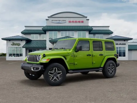 Photos of 2026 Jeep Wrangler Sahara for sale in Abrams, WI at Gregg Young Abrams Chrysler Dodge Jeep Ram