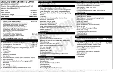 Photos of 2022 Jeep Grand Cherokee L Limited for sale in Abrams, WI at Gregg Young Abrams Chrysler Dodge Jeep Ram