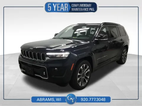Blue 2023 Jeep Grand Cherokee L Overland for sale in Abrams, WI