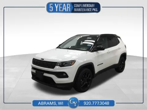 White 2022 Jeep Compass Altitude for sale in Abrams, WI