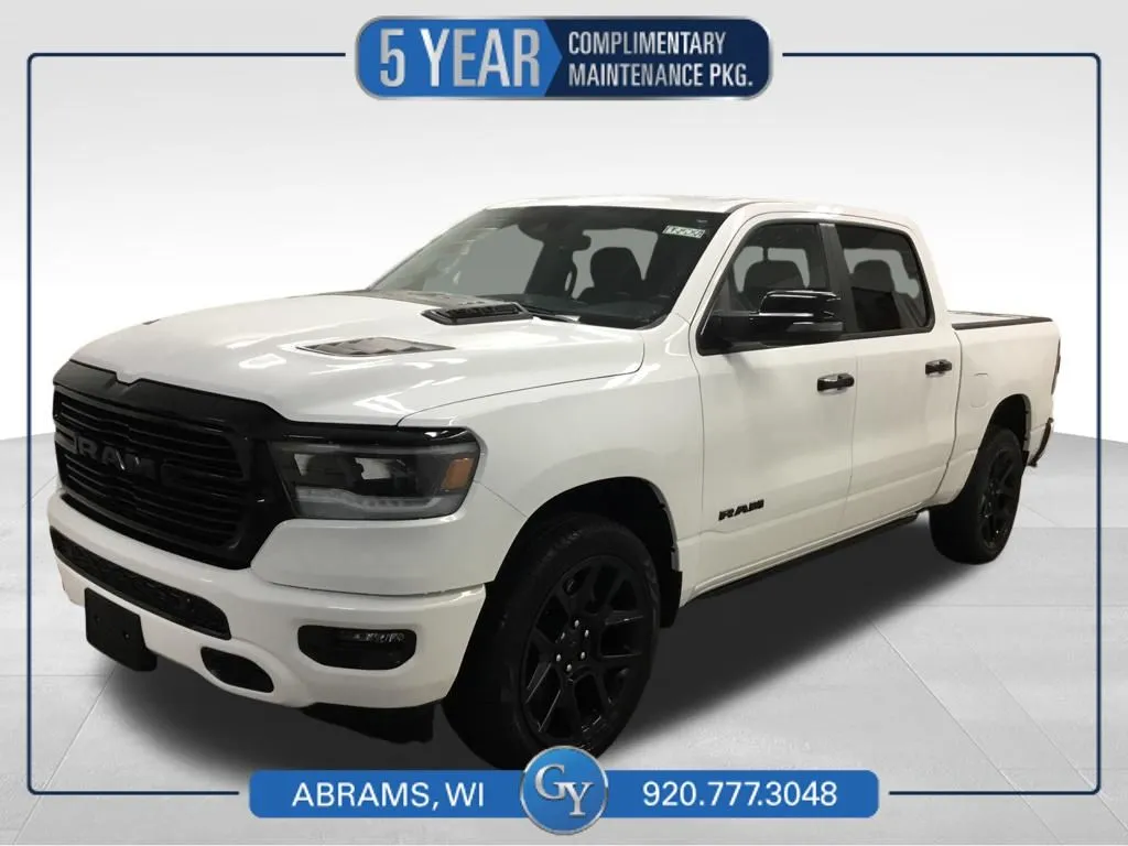 White 2023 Ram 1500 Laramie for sale in Abrams, WI