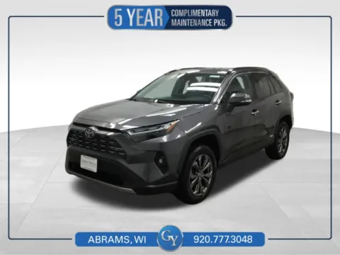 Gray 2022 Toyota RAV4 Hybrid Limited for sale in Abrams, WI
