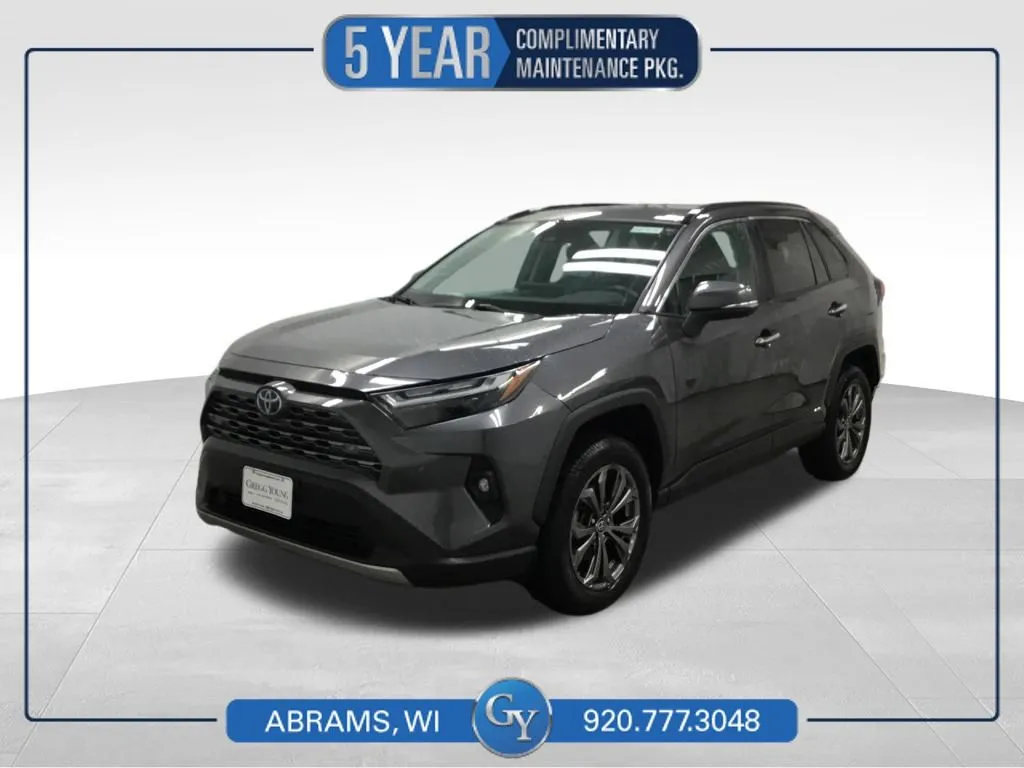 Gray 2022 Toyota RAV4 Hybrid Limited for sale in Abrams, WI
