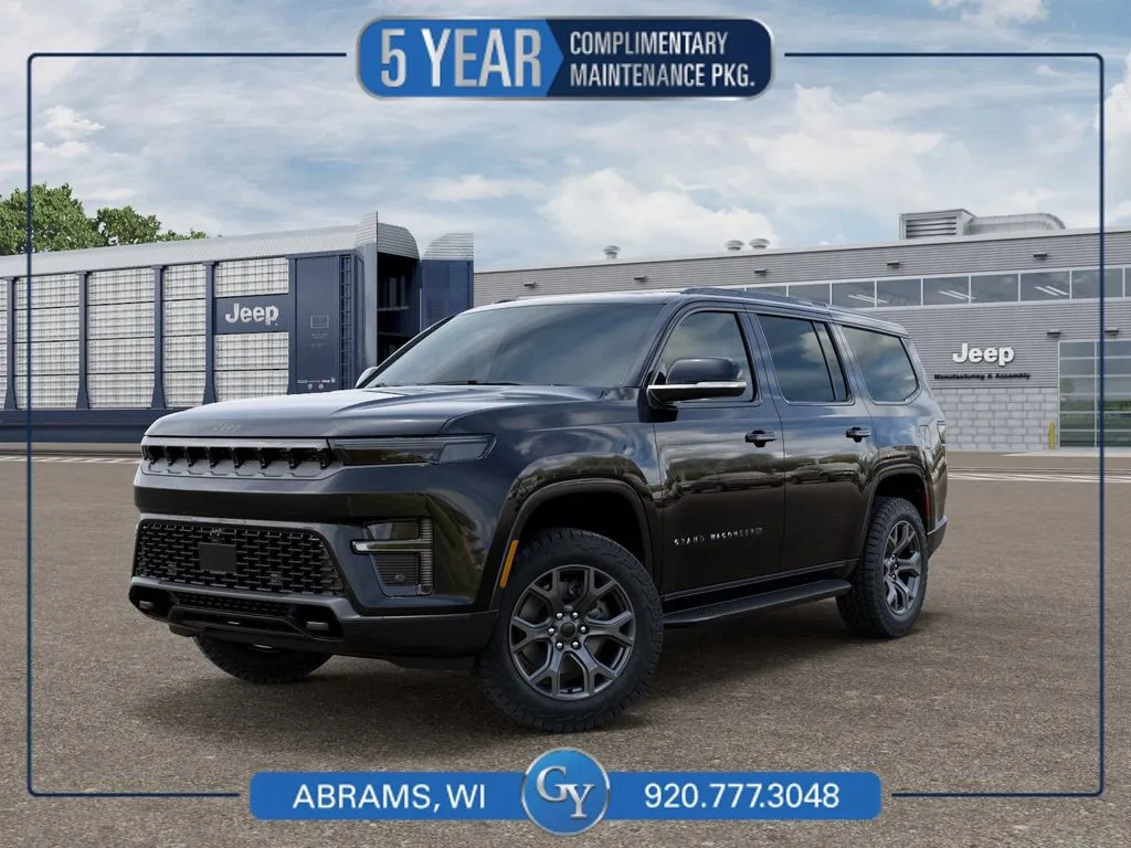 Black 2026 Jeep Grand Wagoneer Upland for sale in Abrams, WI