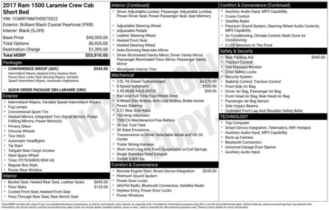 Photos of 2017 Ram 1500 Laramie for sale in Abrams, WI at Gregg Young Abrams Chrysler Dodge Jeep Ram