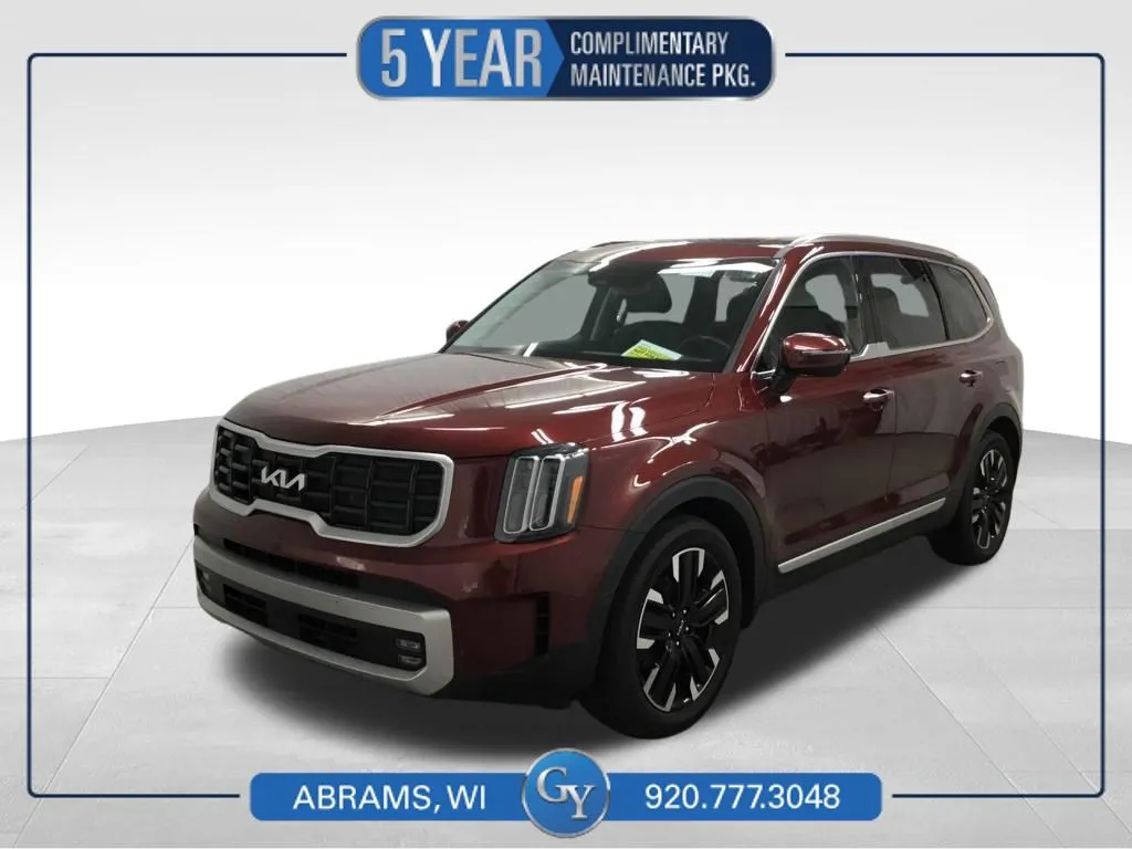 Red 2023 Kia Telluride SX for sale in Abrams, WI