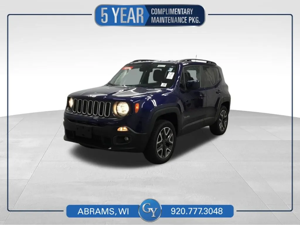 Blue 2018 Jeep Renegade Latitude for sale in Abrams, WI