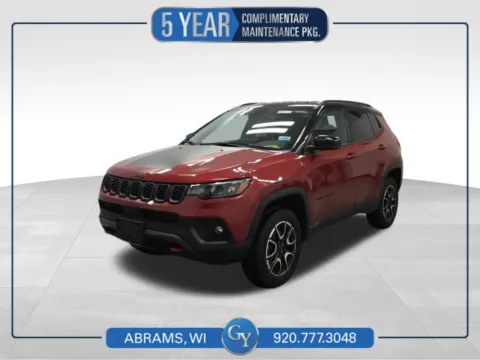 Red 2025 Jeep Compass Trailhawk for sale in Abrams, WI