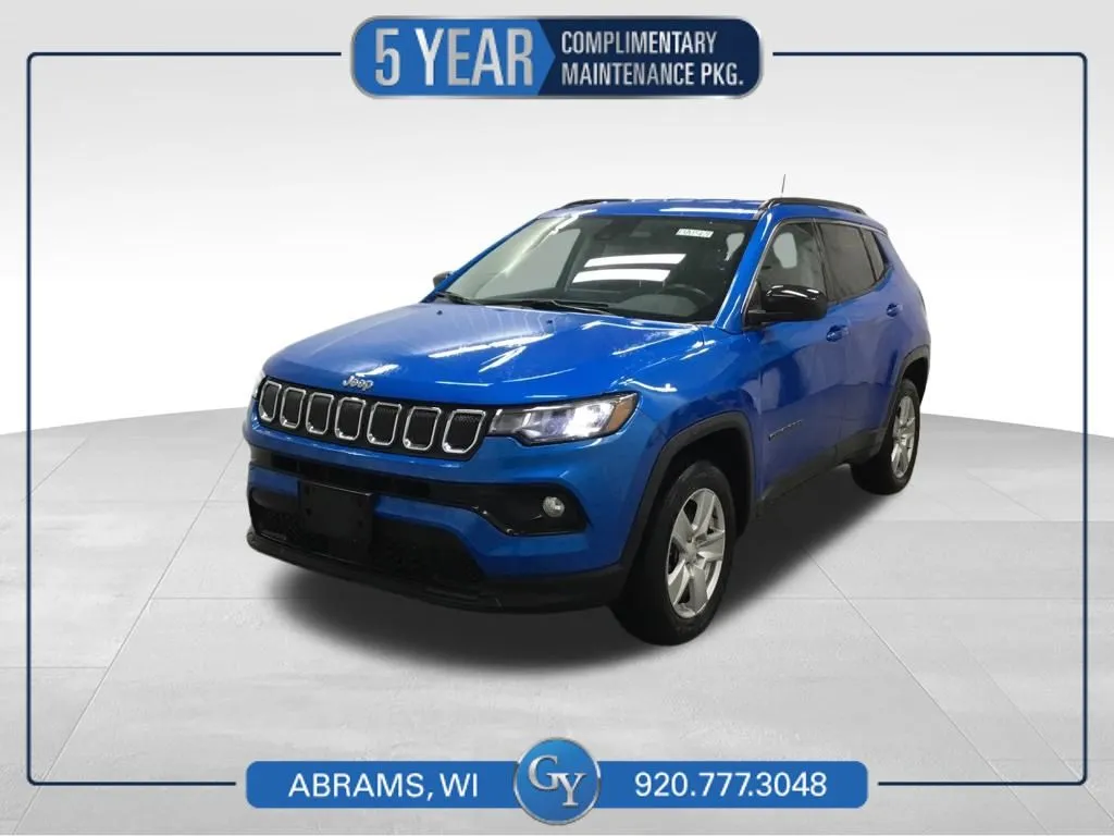 Blue 2022 Jeep Compass Latitude for sale in Abrams, WI