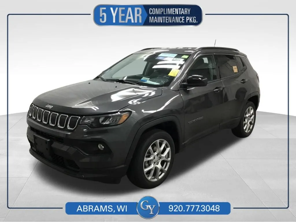 Gray 2022 Jeep Compass Latitude Lux for sale in Abrams, WI
