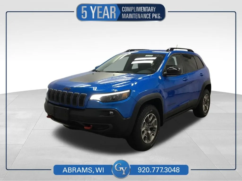 Blue 2022 Jeep Cherokee Trailhawk for sale in Abrams, WI