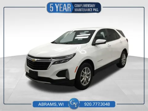 White 2022 Chevrolet Equinox LT for sale in Abrams, WI