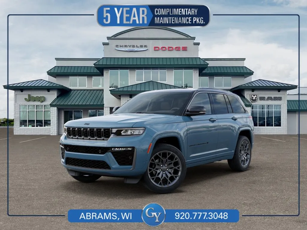 Blue 2026 Jeep Grand Cherokee Summit for sale in Abrams, WI
