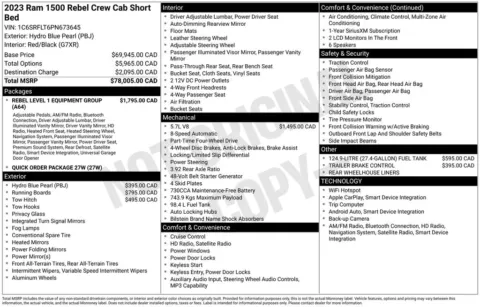 Photos of 2023 Ram 1500 Rebel for sale in Abrams, WI at Gregg Young Abrams Chrysler Dodge Jeep Ram