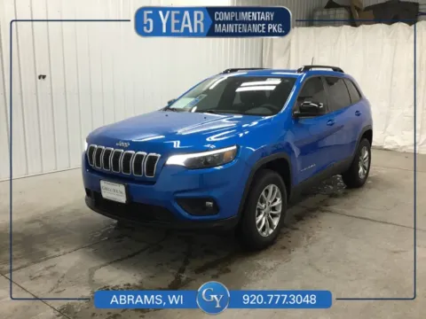 Blue 2022 Jeep Cherokee Latitude Lux for sale in Abrams, WI