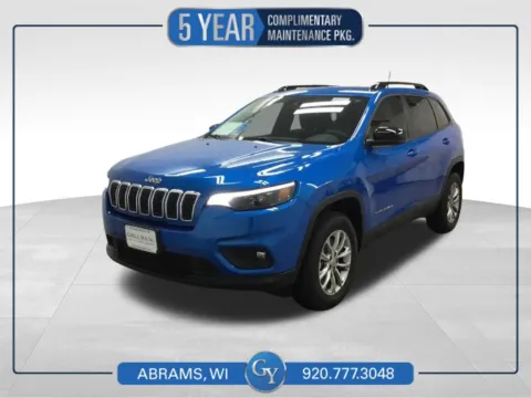 Blue 2022 Jeep Cherokee Latitude Lux for sale in Abrams, WI