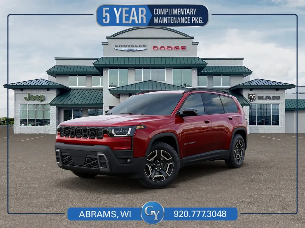 Red 2026 Jeep Cherokee Laredo for sale in Abrams, WI