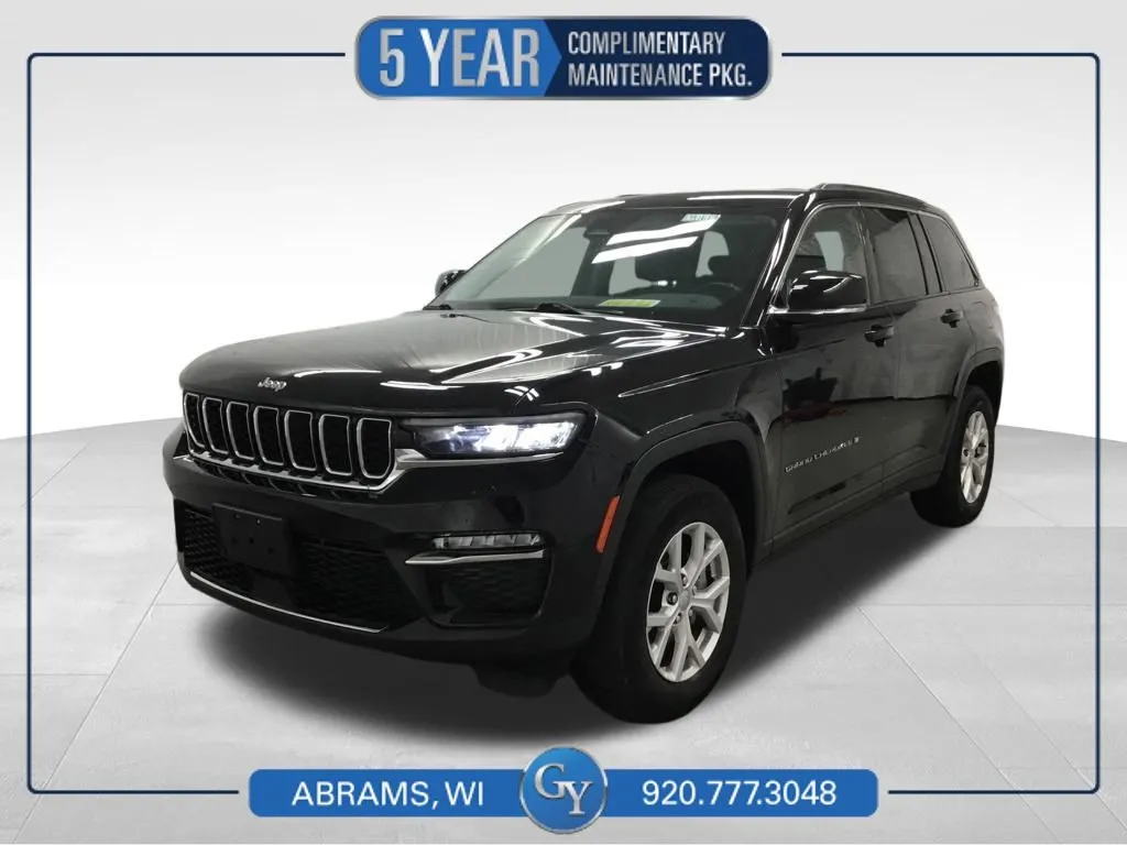Black 2022 Jeep Grand Cherokee Limited for sale in Abrams, WI