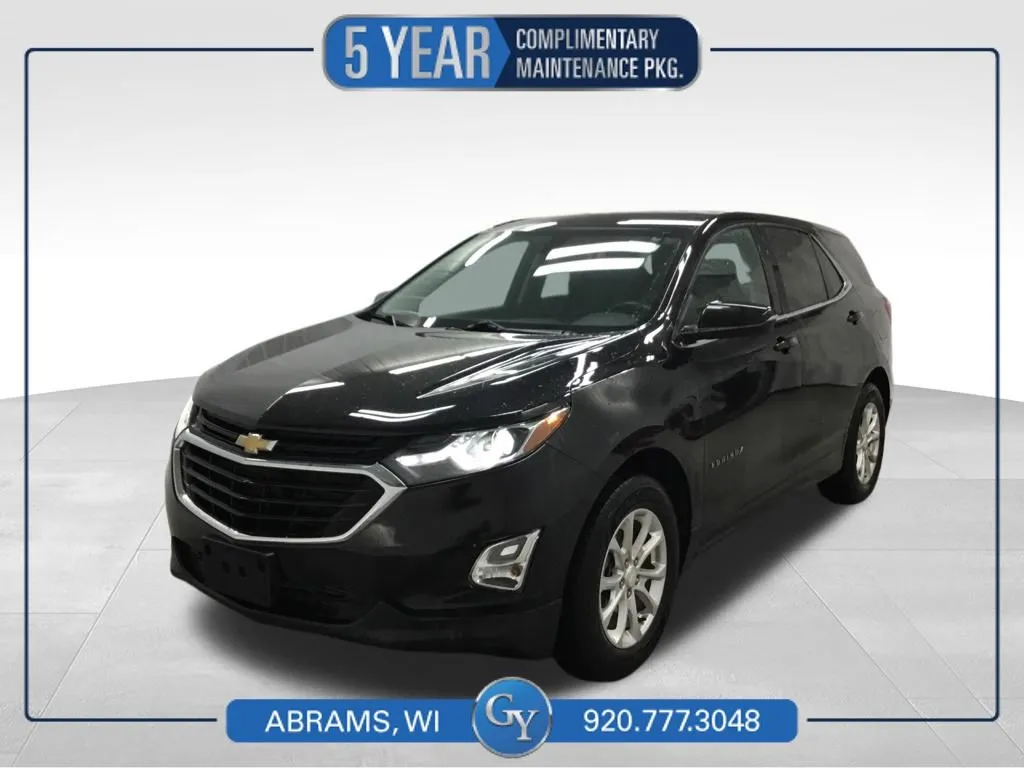 Black 2019 Chevrolet Equinox LT for sale in Abrams, WI