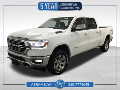 White 2022 Ram 1500 Laramie for sale in Abrams, WI
