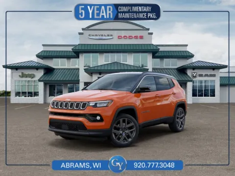 Orange 2026 Jeep Compass Limited for sale in Abrams, WI