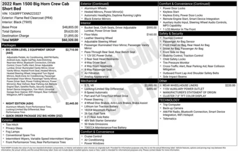 Photos of 2022 Ram 1500 Big Horn/Lone Star for sale in Abrams, WI at Gregg Young Abrams Chrysler Dodge Jeep Ram