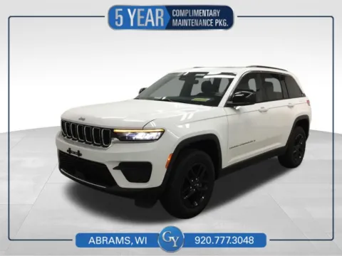 White 2025 Jeep Grand Cherokee Laredo X for sale in Abrams, WI