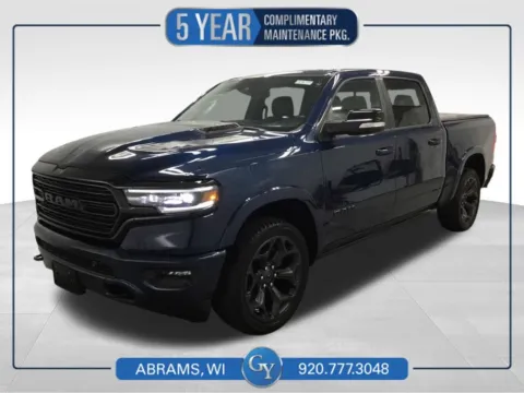 Blue 2022 Ram 1500 Limited for sale in Abrams, WI