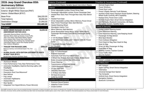Photos of 2026 Jeep Grand Cherokee for sale in Abrams, WI at Gregg Young Abrams Chrysler Dodge Jeep Ram