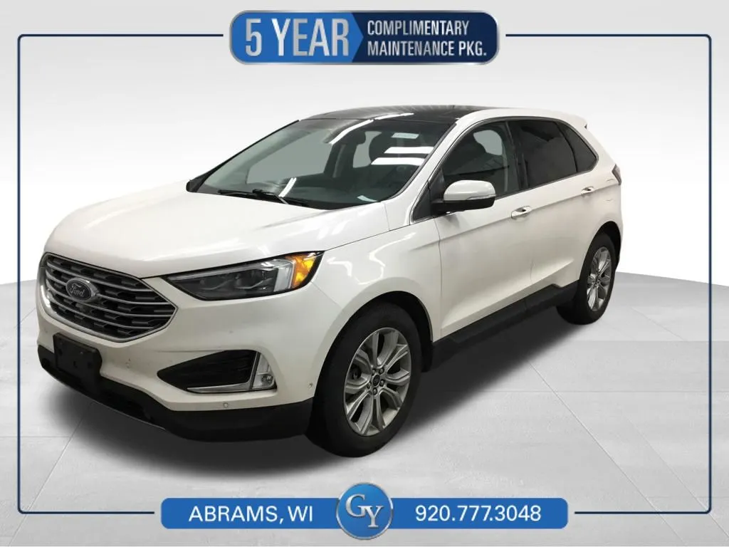 Used 2019 Ford Edge Titanium with VIN 2FMPK4K97KBB82272 for sale in Abrams, WI