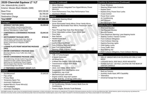 Photos of 2020 Chevrolet Equinox LT for sale in Abrams, WI at Gregg Young Abrams Chrysler Dodge Jeep Ram