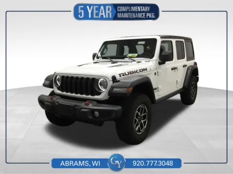White 2024 Jeep Wrangler Rubicon for sale in Abrams, WI