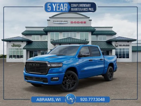 Blue 2026 Ram 1500 Laramie for sale in Abrams, WI