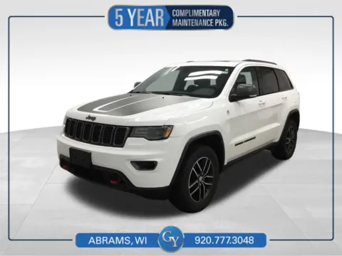 White 2017 Jeep Grand Cherokee Trailhawk for sale in Abrams, WI