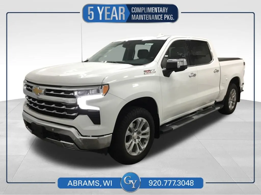 White 2023 Chevrolet Silverado 1500 LTZ for sale in Abrams, WI
