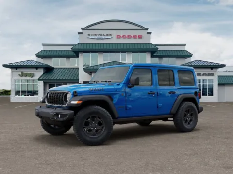 Photos of 2026 Jeep Wrangler Willys for sale in Abrams, WI at Gregg Young Abrams Chrysler Dodge Jeep Ram