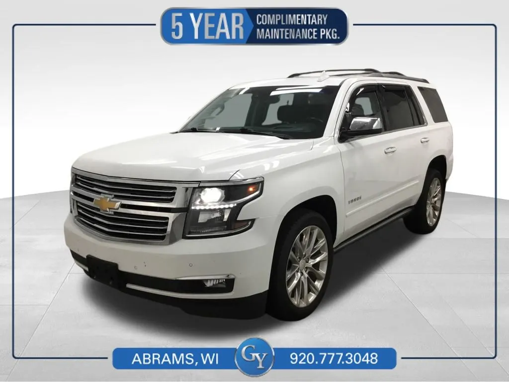 White 2019 Chevrolet Tahoe Premier for sale in Abrams, WI