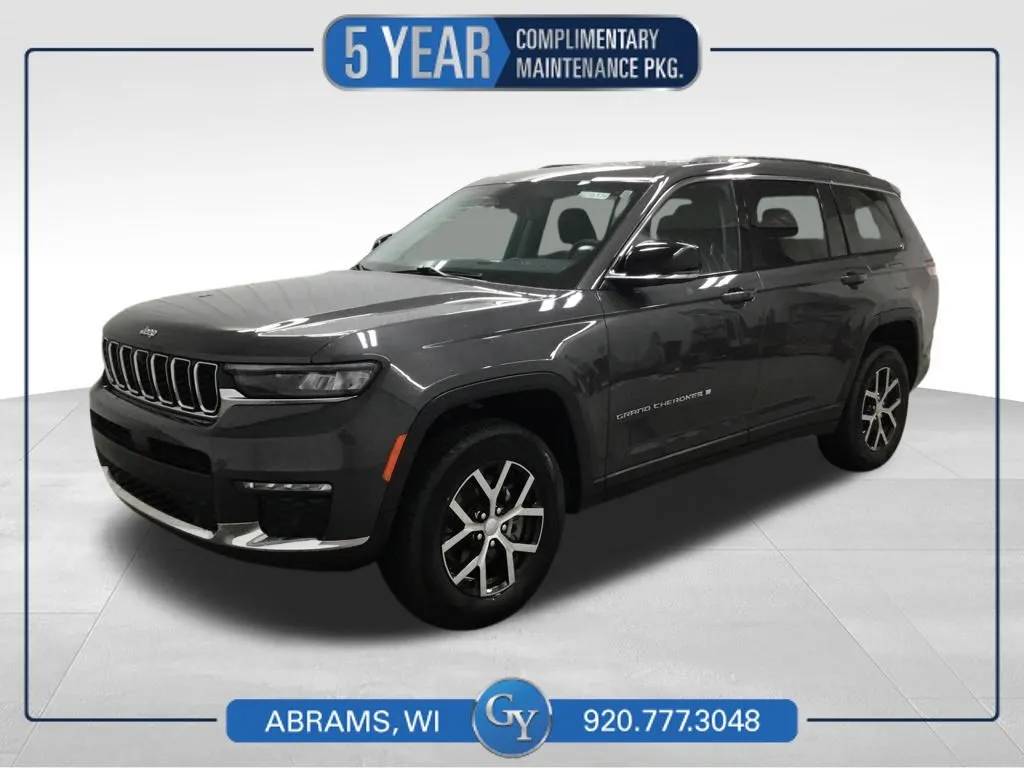 Gray 2023 Jeep Grand Cherokee L Limited for sale in Abrams, WI