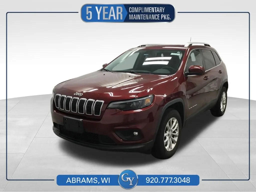 Red 2019 Jeep Cherokee Latitude for sale in Abrams, WI