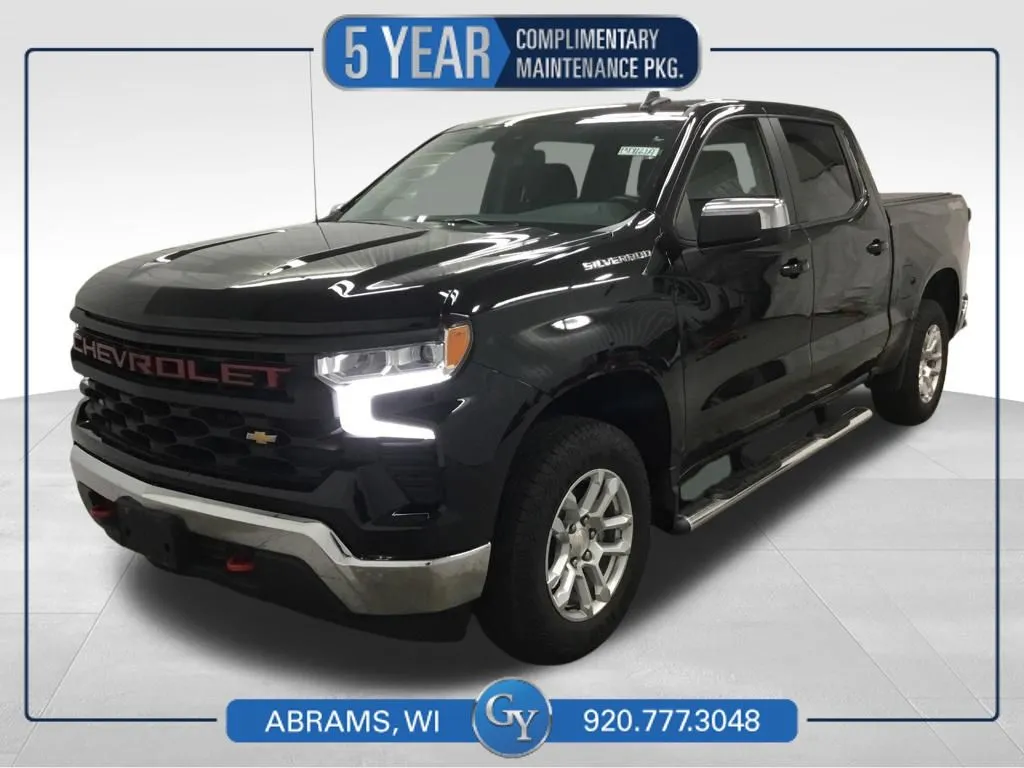 Black 2022 Chevrolet Silverado 1500 LT for sale in Abrams, WI
