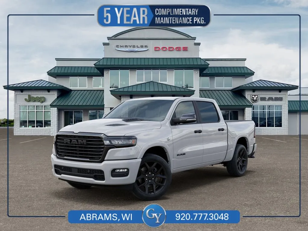 White 2026 Ram 1500 Laramie for sale in Abrams, WI