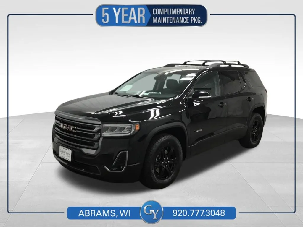 Black 2023 GMC Acadia AT4 for sale in Abrams, WI