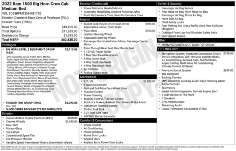 Photos of 2022 Ram 1500 Big Horn/Lone Star for sale in Abrams, WI at Gregg Young Abrams Chrysler Dodge Jeep Ram