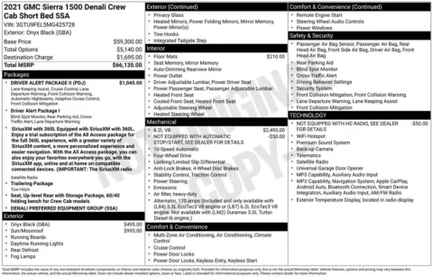 Photos of 2021 GMC Sierra 1500 Denali for sale in Abrams, WI at Gregg Young Abrams Chrysler Dodge Jeep Ram