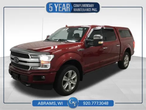 Red 2018 Ford F-150 Platinum for sale in Abrams, WI