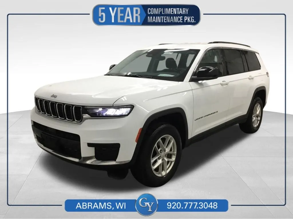 White 2023 Jeep Grand Cherokee L Laredo for sale in Abrams, WI