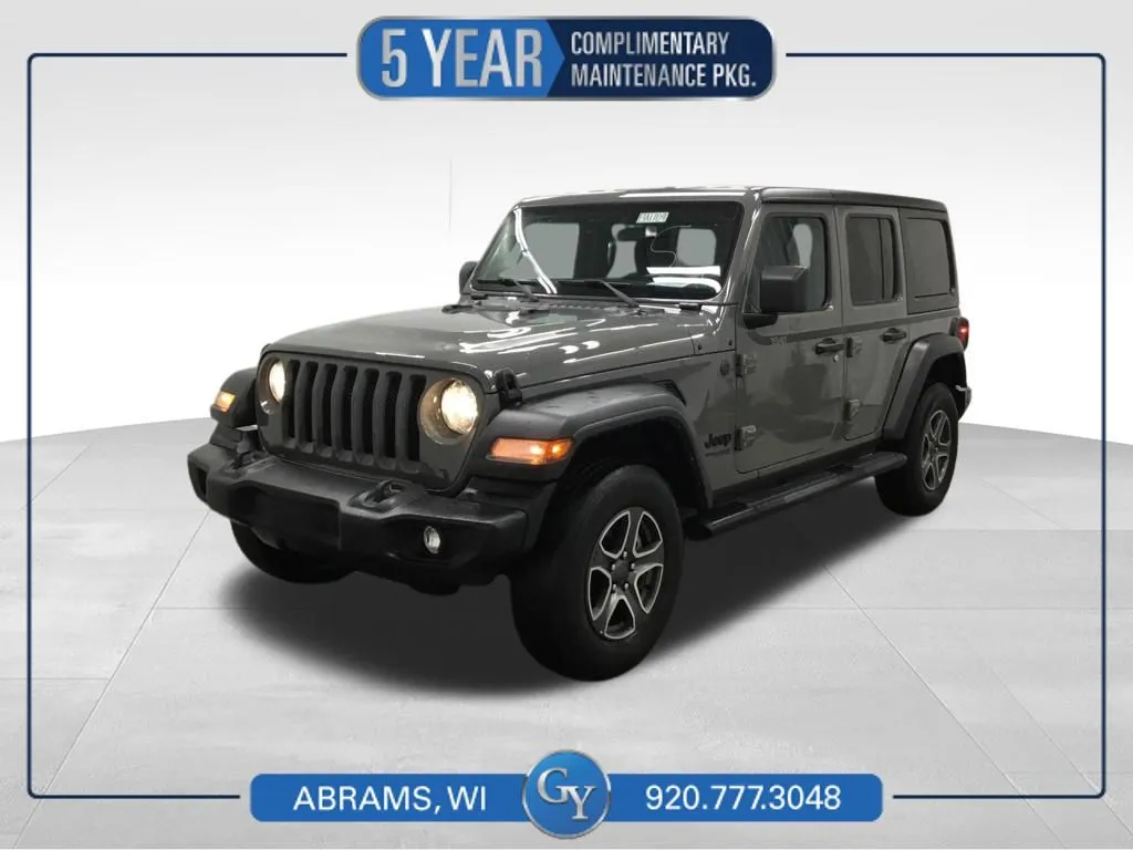 Gray 2022 Jeep Wrangler Unlimited Sport S for sale in Abrams, WI