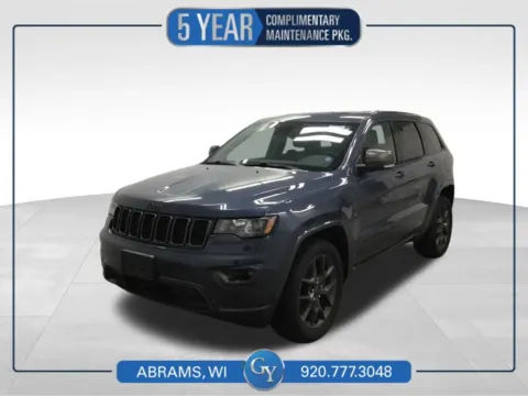Blue 2021 Jeep Grand Cherokee Limited for sale in Abrams, WI