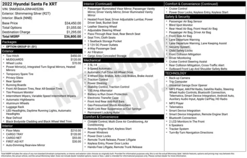 Photos of 2022 Hyundai Santa Fe XRT for sale in Abrams, WI at Gregg Young Abrams Chrysler Dodge Jeep Ram