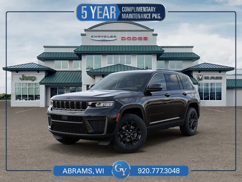 Black 2026 Jeep Grand Cherokee Altitude for sale in Abrams, WI